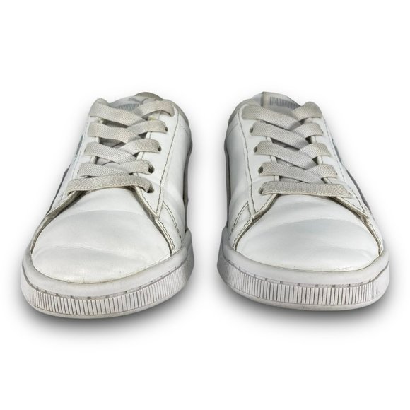 Puma Vikky v2 Hem Sneakers 371485-03 Casual Slip On Shoes White Youth 1 - Picture 5 of 9